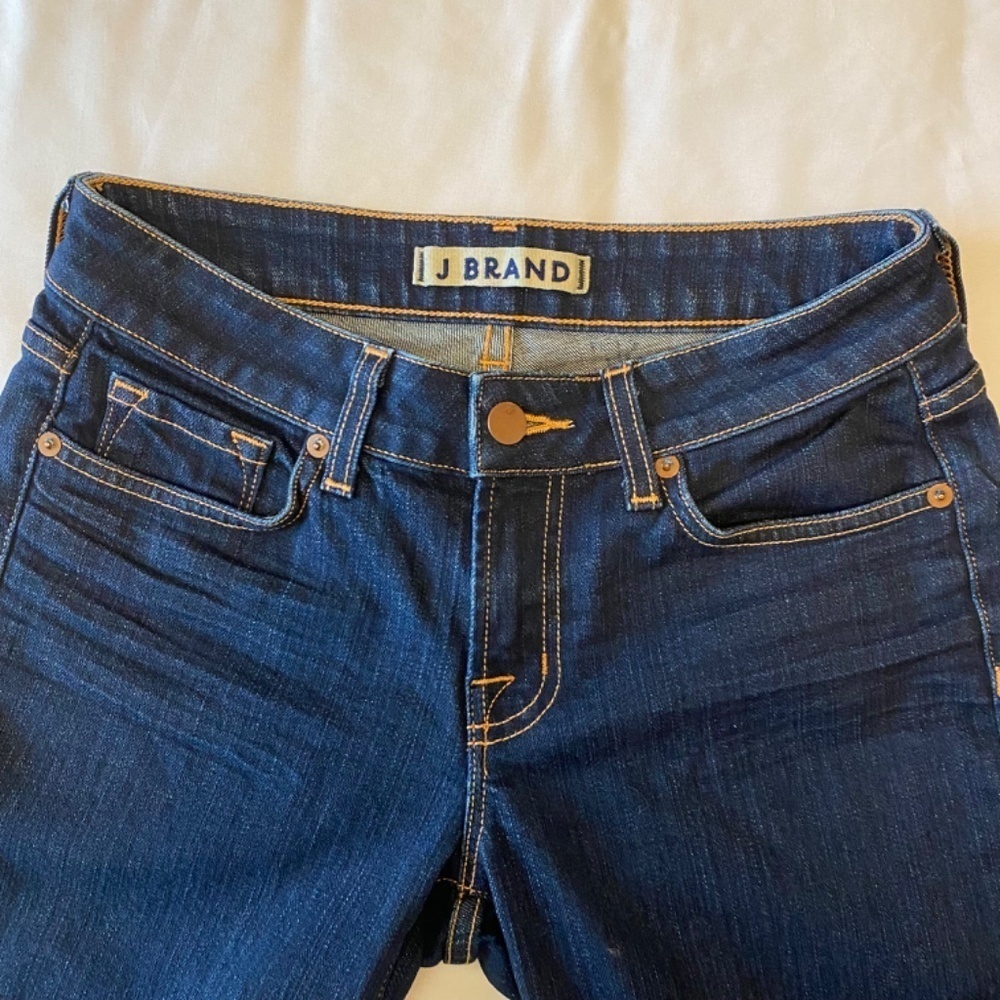J Brand Curvy Fit Cigarette Leg Low Rise Jeans- 7014C012- Sz27 - Picture 6 of 10